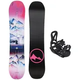 F2 Trans Junior Snowboard Set FR 120 cm Pink + Eco Pure S Bindung 120 CM