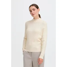 Oxmo Rollkragenpullover Beige S