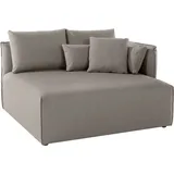 andas Ottomane »Nöre«, kurzes Lounge-Modul - zum Zusammenstellen, Breite 138 cm, Tiefe 128 cm grau