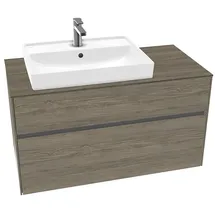 Villeroy & Boch Collaro Waschbeckenunterschrank 100 x 55 cm Stone Oak