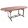 Garden Pleasure Stockholm Ausziehtisch 200 x 90 x 74 cm braun oval
