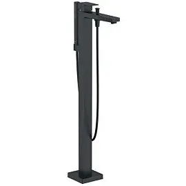 Duravit Manhattan Einhebel-Wannenmischer bodenstehend, Schwarz Matt