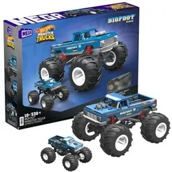 MEGA BRANDS HHD20 Mega Hot Wheels Collector Bigfoot Monster Truck Auto, Bauset