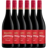 Riunite Lambrusco Emilia Rosso IGT lieblich fruchtig 750ml 6er Pack