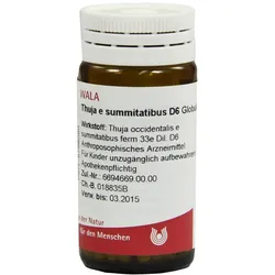 Thuja E Summitatibus D 6 Globuli 20 g