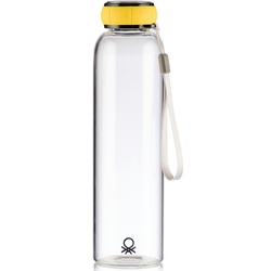 Benetton - Gelbe Borosilikat-Wasserflasche 550 ml
