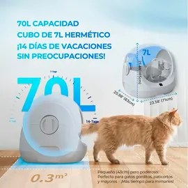 CATlink Katzentoilette Baymax Lite Größe M Weiß