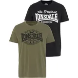 Lonsdale MORHAM Schwarz/Olive L