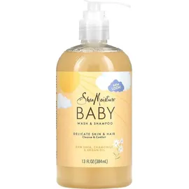SheaMoisture Baby Wash & Shampoo Rohes Shea-Kamille- und Arganl 13 fl oz (384 ml)