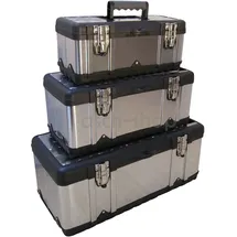 ASS Altenburger SET 3 Stück Werkzeugkasten Edelstahl weiß