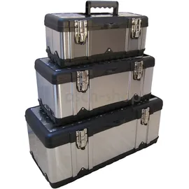 ASS Altenburger SET 3 Stück Werkzeugkasten Edelstahl weiß