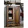 Massivmoebel24 Vitrine Altholz 95 x 42 x 140 cm Mehrfarbig