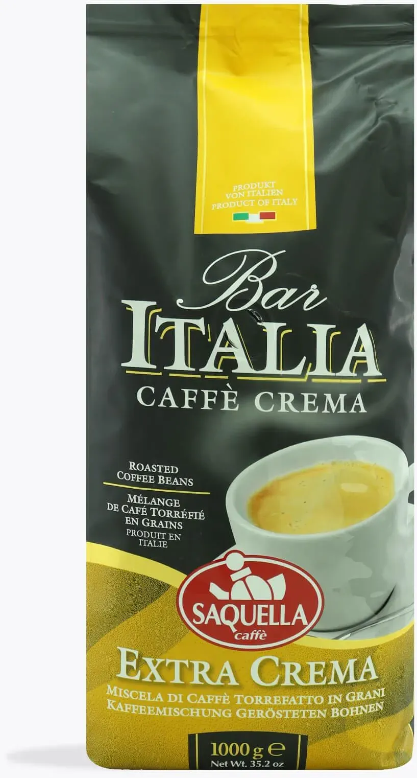 saquella bar italia extra crema