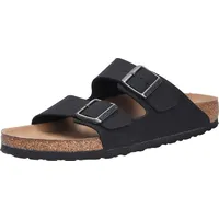 Birkenstock Arizona Vegan Birko-Flor Nubuk schmal schwarz 40