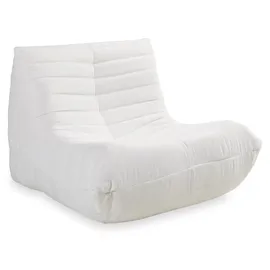 [en.casa] Bodensessel Kodsø Polyester 75 x 90 x 100 cm Beige