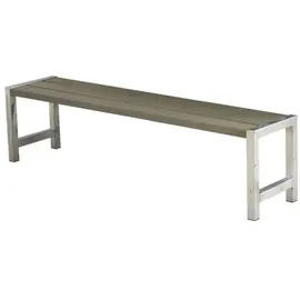 Plus Plankenbank 176 x 38 x 45 cm Graubraun