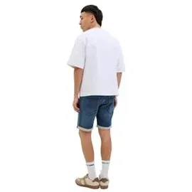 JACK & JONES Herren Jeans Short JJIRICK JJICON I.K.- Mid waist Regular Fit 12269605 Blau M