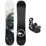 F2 Trans Junior Snowboard Set Pirate 115 cm Blau + Eco Pure XS Bindung 115 CM