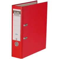 Elba Ordner A4, rado brillant, breit, veredeltes Papier, rot,