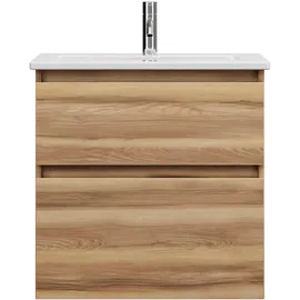 Burgbad Waschtischunterschrank 2 Auszüge 63 x 41,5 x 62,2 cm Eiche