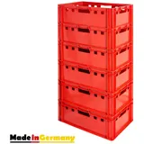 TSGPS Fleischkiste E2 60 x 40 cm 6-tlg. rot