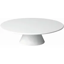APS 83890 Servier- und Tortenplatte CASUAL, Ø 31 cm, Höhe 8 cm, Melamin, weiß