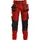 DASSY FLUX Multit.-Bundhose Stretch & Kniepolstert 200975 6674 ROT/SCHW Gr. 54+