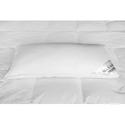 HS5 Kopfkissen 40x80cm 3Kammer 600G Federn 150G Daunen Kissen Natur 750 Gramm