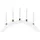 Star Trading LED Kerzen, Kerzenleuchter Halla (5x)