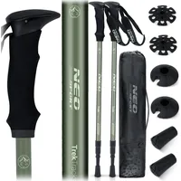 Neo-Sport Walking Stöcke 65 bis 135 cm grün