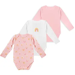 DIM Unisex Langarmbody Set 3er Pack