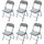 Hti-Living Klappstuhl Dima Fabric grau 6er Set