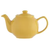 Price & Kensington Teekanne 450 ml Steingut, brilliante Farben senfgelb, für 2 Tassen,