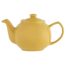 Price & Kensington Teekanne 450 ml Steingut, brilliante Farben senfgelb, für 2 Tassen,