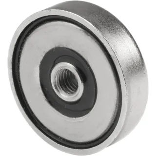 supermagnete Flachgreifermagnet mit Innengewinde, Neodym,⌀ 25 mm