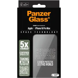 Panzer Glass Ceramic Displayschutz für iPhone 16 Pro Max