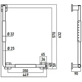 EMCO System2 Winkelgriff rechts 90° 357000107