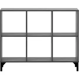 MÖBELPARTNER Bücherregal Smash 104,3 x 33 x 82 cm Grau