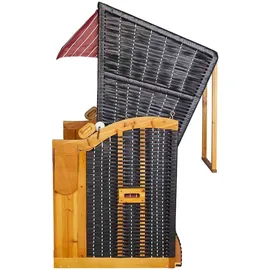 Intergrill Webavita Strandkorb Ostsee Wacholder Burgund