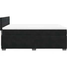 vidaXL Boxspringbett 140 x 200 cm Schwarz