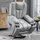 Homcom Fernsehsessel mit Aufstehhilfe Elektrisch 96 x 106 x 94 cm Grau