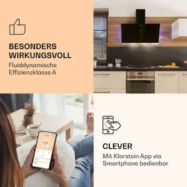 Klarstein Aurora Wandhaube 90 cm Schwarz