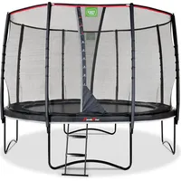 EXIT TOYS PeakPro 305 cm inkl. Sicherheitsnetz und Leiter schwarz