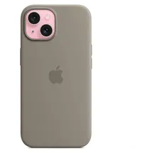 Apple iPhone 15 Silikon Case tonbraun