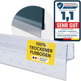 tktrading24 Duschdichtung PVC Ersatzdichtung Duschkabine Dusche TYP-22 200cm Glasstärke10mm