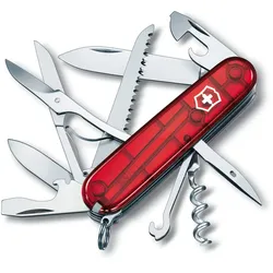 Victorinox Huntsman Taschenmesser - Rot Transparent