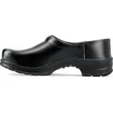 SIKA Komfort Unisex-Freizeitclogs, Schuhe mit breitem Holzfußbett, rutschfeste, stoßdämpfende PU-Sohle, Permair-Leder, strapazierfähige geschlossene Clogs für Arbeit und Alltagskomfort, Weiß - 47