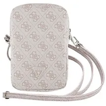 GUESS Polyurethan4G Triangle Logo Wallet Phone Bag Zipper Pink