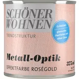 SCHÖNER WOHNEN Trendstruktur Metall-Optik Rosegold 375 ml