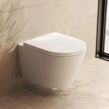 artiviana Allegro Wand-WC mit WC-Sitz Weiß